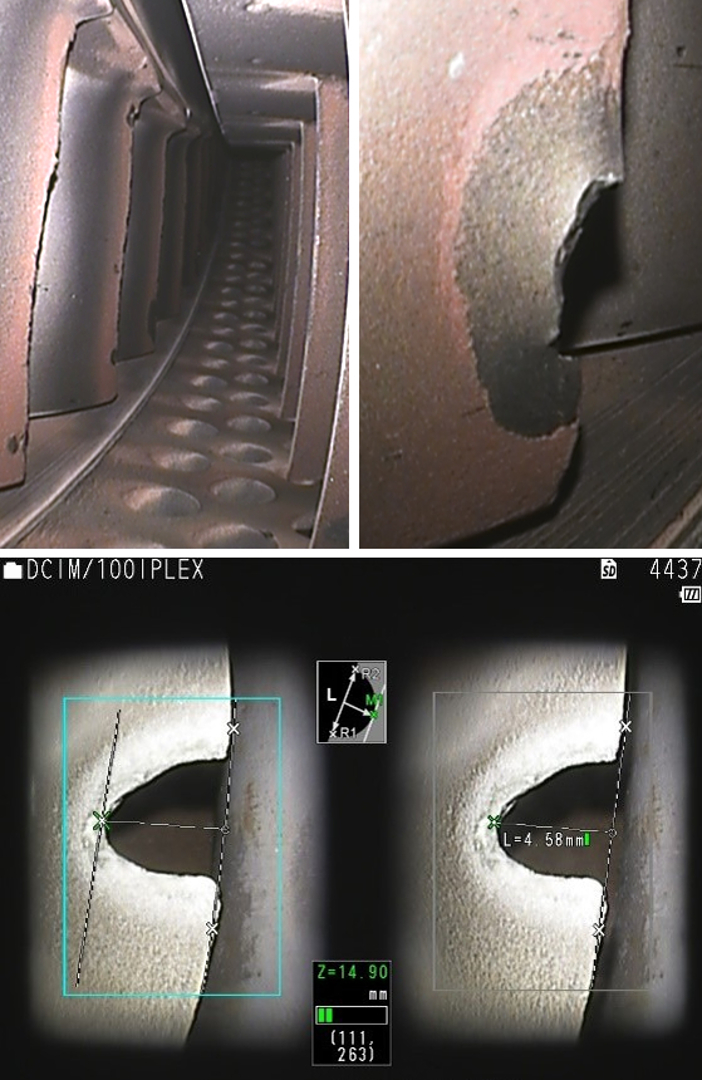 NDT inspection images