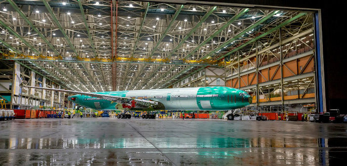 Boeing 777x aircraft