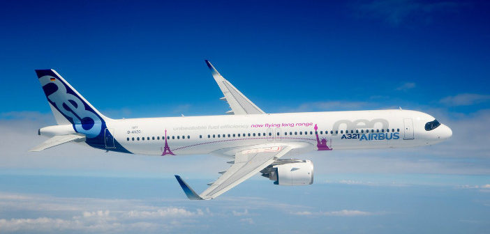A321LR in flight