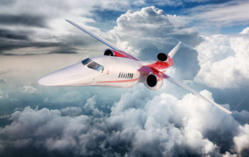 Aerion AS2 in Clouds