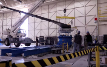Passive Aeroelastic Tailored Wing tests at Armstrong structural wing