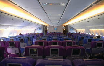 interior photo of an aircraft