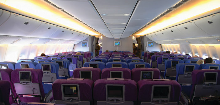 interior photo of an aircraft