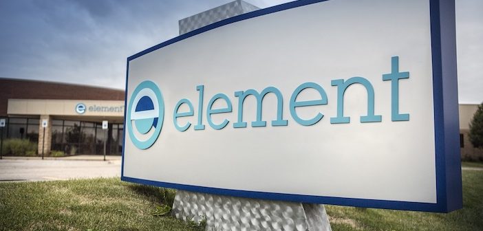 Element has acquired a leading testing, inspection, calibration and certification provider, Singapore Test Services (STS), a subsidiary of ST Engineering
