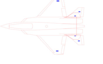 Sensors on an aircraft