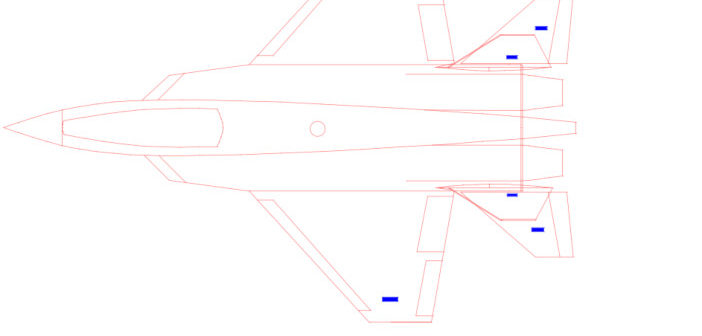 Sensors on an aircraft