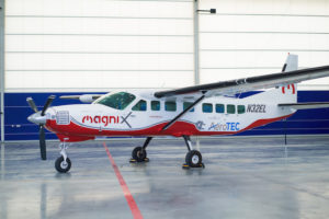 AeroTEC’s project with MagniX is using a Cessna Caravan to demonstrate and certify an electric propulsion system