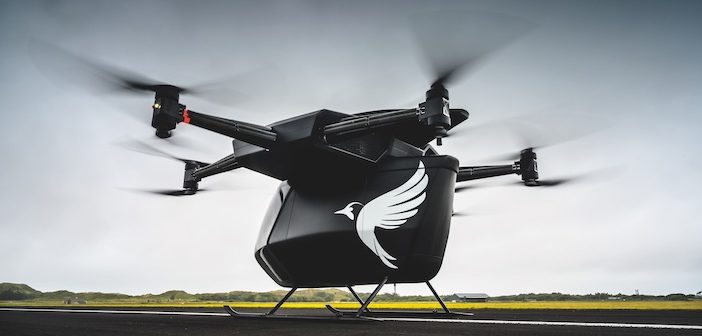 Vertical Aerospace’s latest prototype, Seraph, can fly at speeds of up to 80km/h and carry 250kg, the equivalent of three passengers