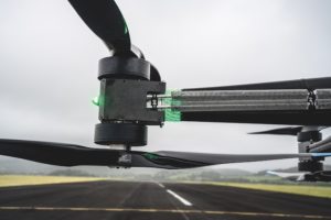 The open rotors of the Seraph were identified as a potential area for failure and the risks were mitigated accordingly in the test plan