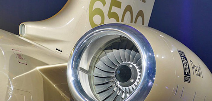 The Pearl 15 engine on Bombardier's Global 6500