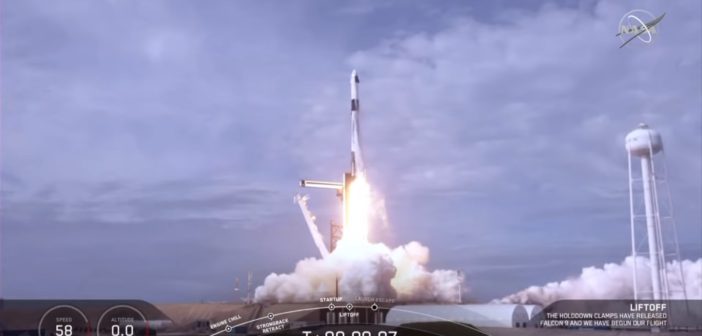 SpaceX launch escape test