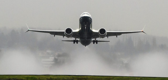 Boeing’s 737 Max 8 was certified by the FAA in 2017, the airplane is seen here taking off over Lake Washington (Photo: Matthew Thompson/Boeing)