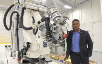 Waruna Seneviratne, director of the Advanced Technologies Lab for Aerospace Systems at the National Institute for Aviation Research at Wichita State University