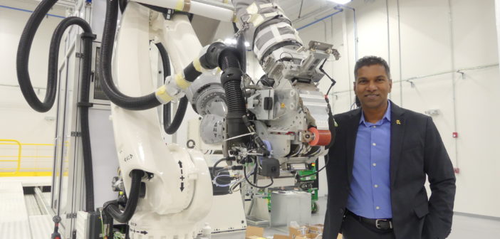 Waruna Seneviratne, director of the Advanced Technologies Lab for Aerospace Systems at the National Institute for Aviation Research at Wichita State University