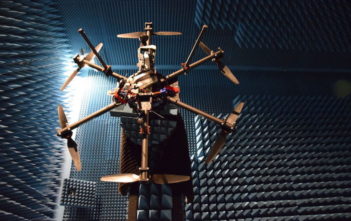 drone in anechoic chamber