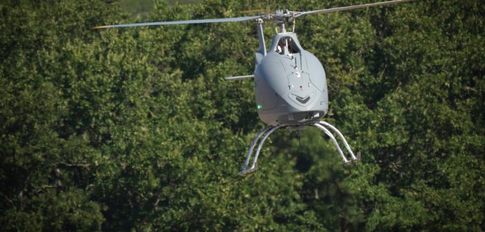 The prototype of Airbus Helicopters’ VSR700 unmanned aerial system has performed its first free flight © Thierry Rostang