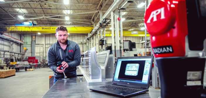 API dimensional metrology systems in use