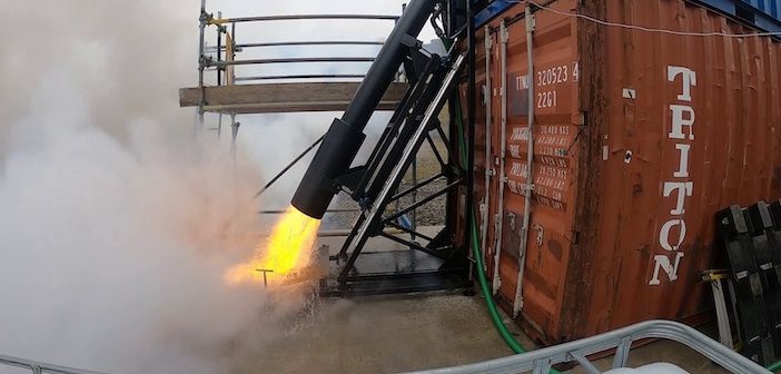 Skyora rocket test