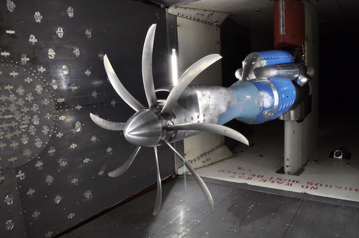 propeller under test