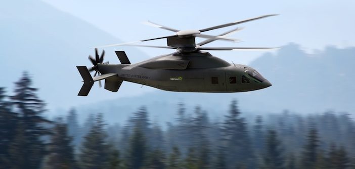 Defiant X helicopter