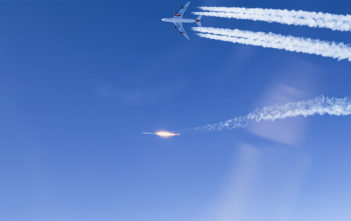 Rocket ignition in the air