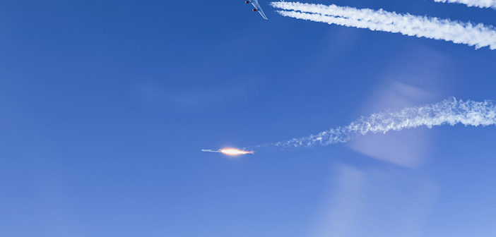 Rocket ignition in the air