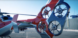 The rotor system can operate using a single fan – four fans ensure that redundancy is built-in