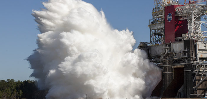 Second Hot Fire Test of SLS Rocket Core Stage