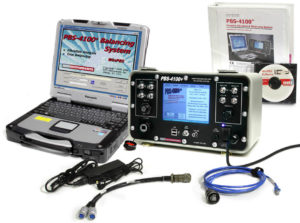  MTI’s portable balancing system enables vibration analysis of an engine in hours