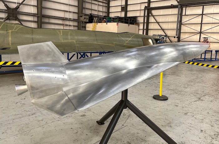 Talon A wind tunnel model