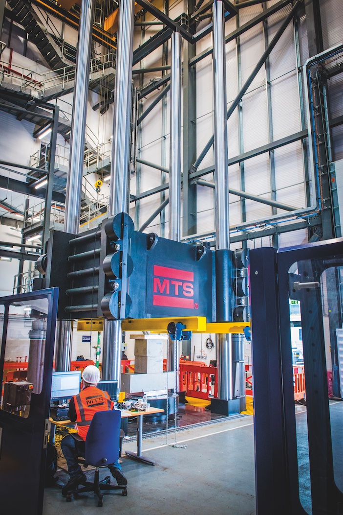 High capacity test machine