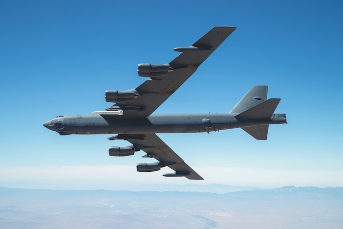 B-52 in flight