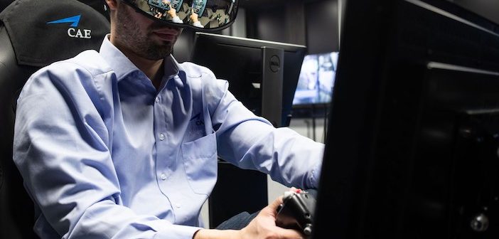 Simulator in use