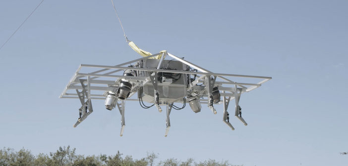 Jet pack aviation prototype VTOL