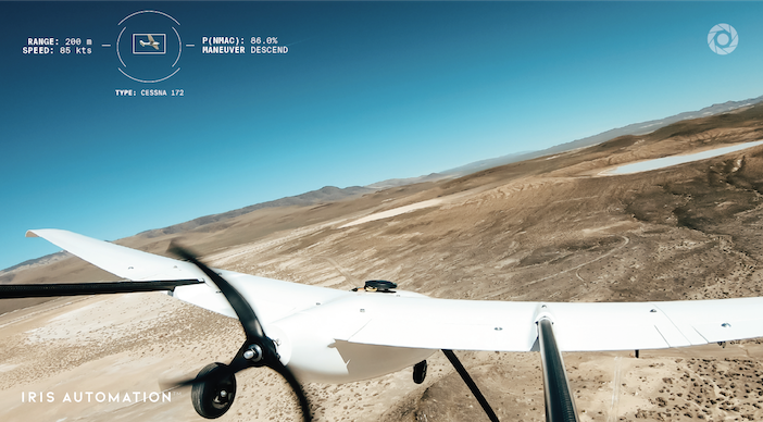 drone in flight
