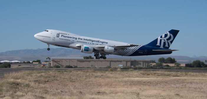 Rolls-Royce SAF flight