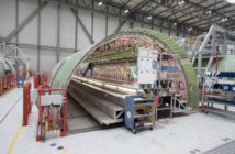 A330-800 fuselage production