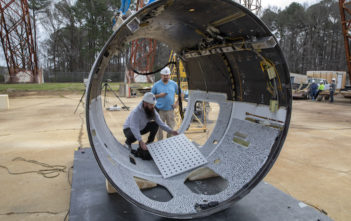 NASA researchers investigate how composite aircraft crash with drop tests Drop test