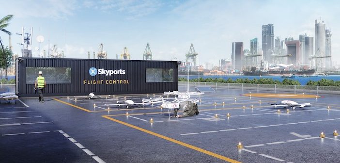 Skyports to trial cargo drone operations at Jurong Port, Singapore