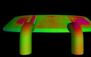 Nominal / actual comparison of the mini-focus scan volume