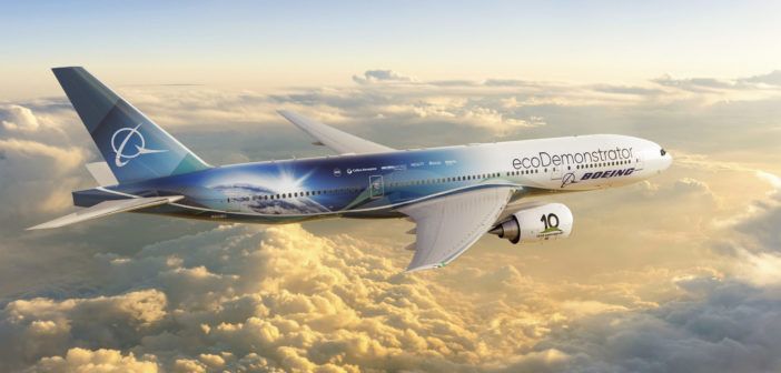 In 2022, the Boeing ecoDemonstrator program will leverage a 777-200ER for the future of testing and collaboration (Photo: Boeing)