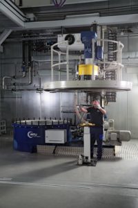 The centerpiece of the facility is a rotation test stand (Photos: MTU)