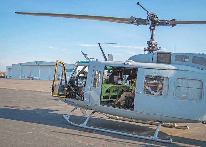 Test helicopter