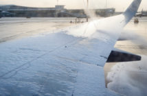 Anti icing aircraft wing