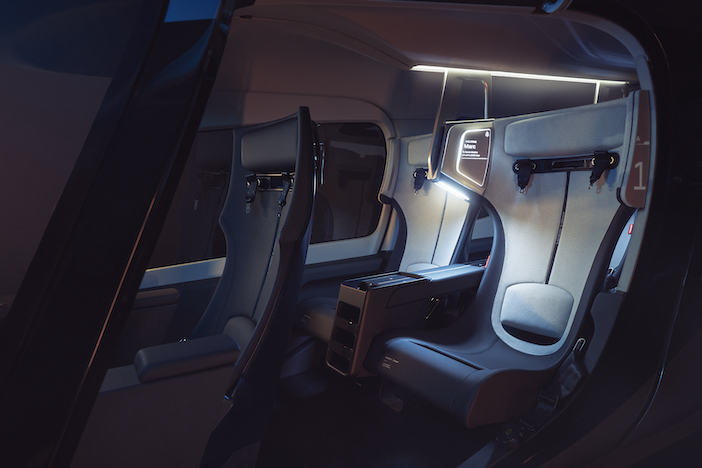 Archer Midnight eVTOL interior