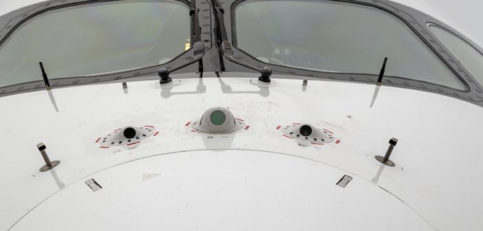 cameras on nose of aircraft