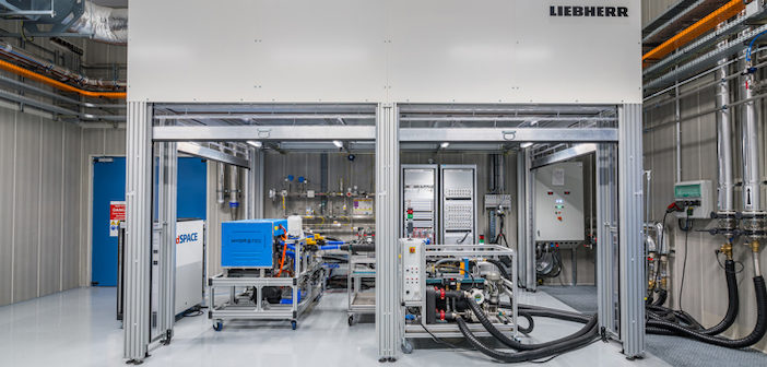 Liebherr installs hydrogen test bench in Toulouse test center