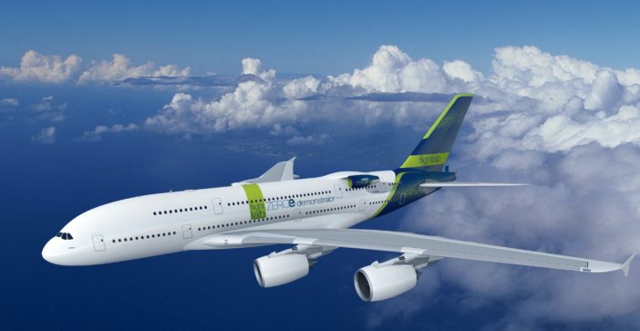 Airbus hydrogen flying testbed