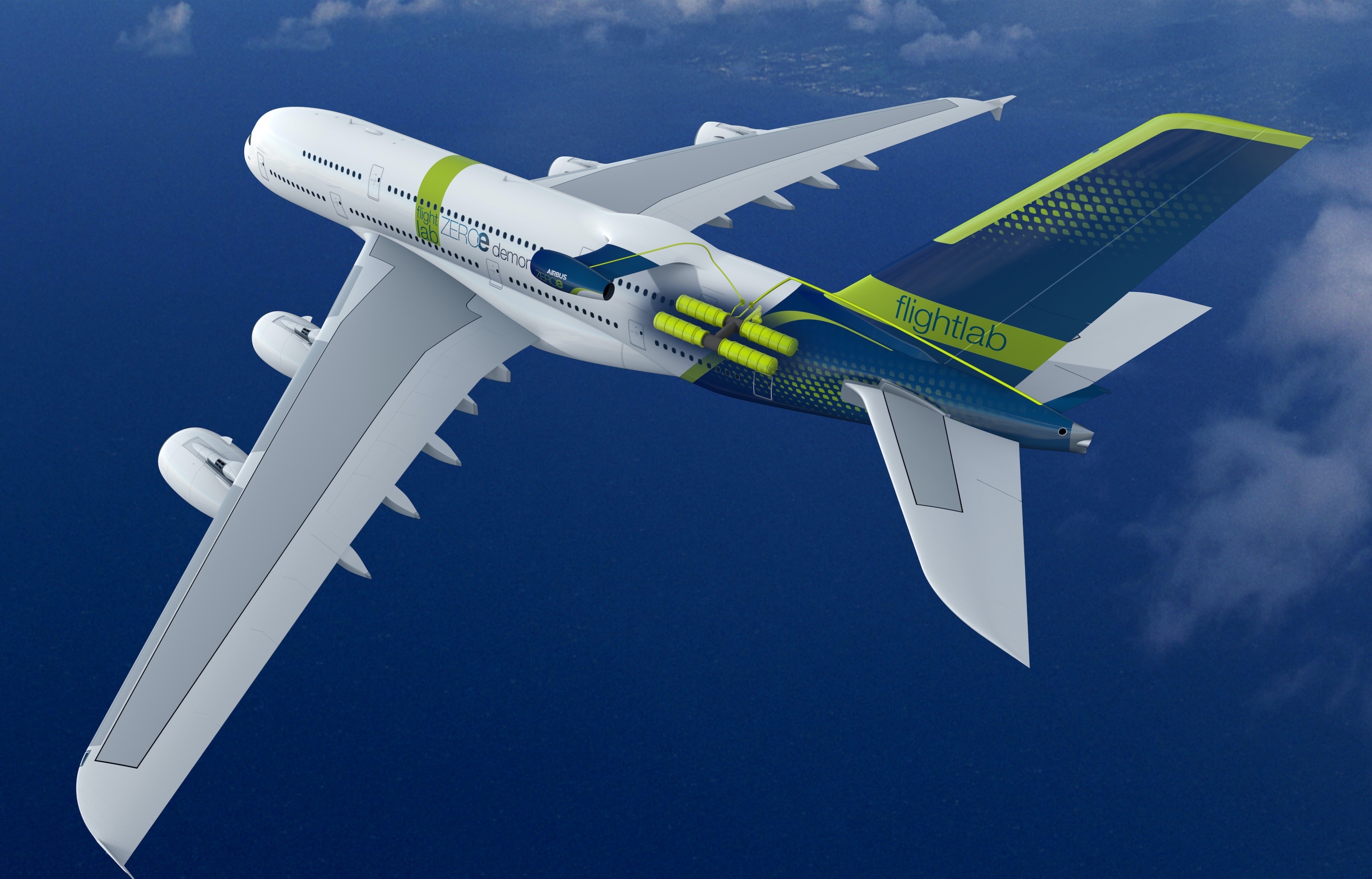 Airbus hydrogen storage tanks