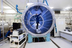 The thermal vacuum Chamber at Airbus’ Stevenage faclity